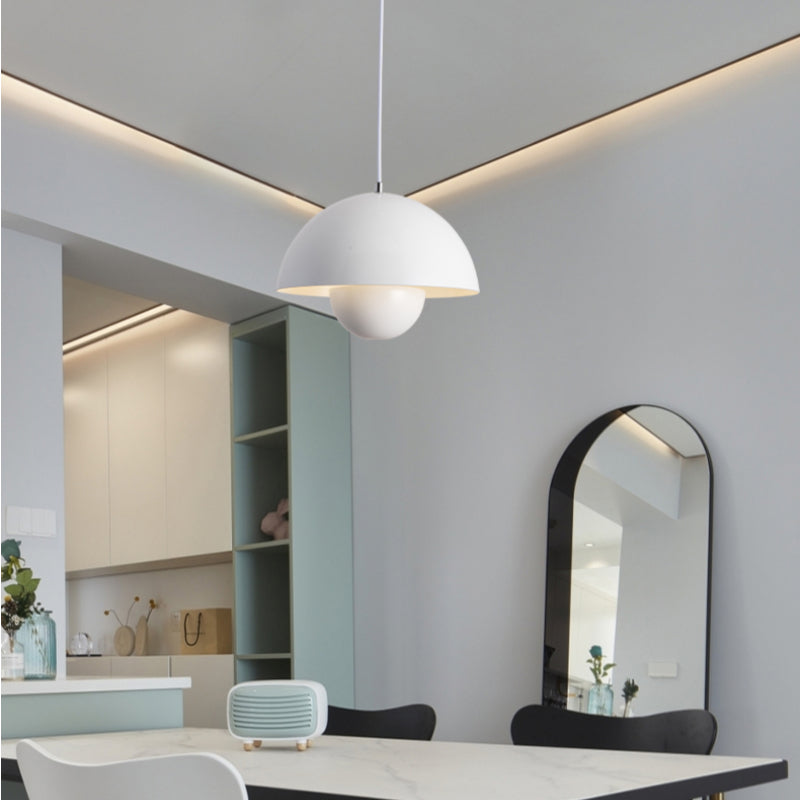 Moderne Blomster LED Pendellampe i Jern