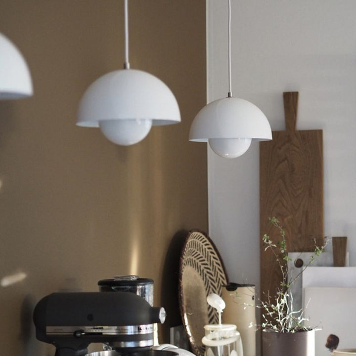 Moderne Blomster LED Pendellampe i Jern