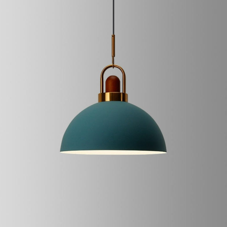 Justerbar Nordisk Pendellampe i Metal og Glas