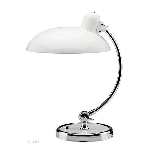 Minimalistisk Metal Bordlampe med Blødt LED Lys
