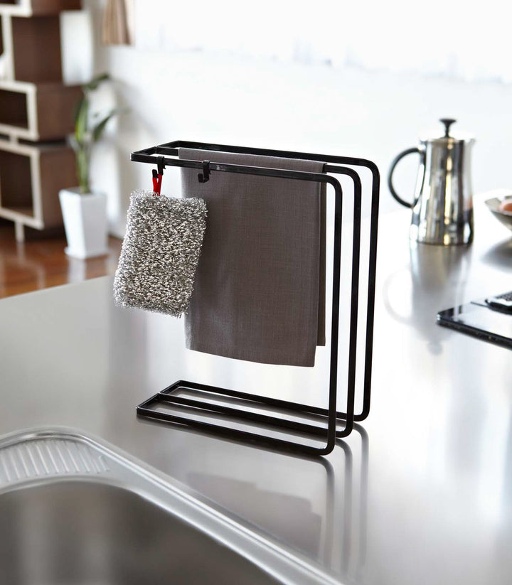 Elegant Håndklædeholder i Rustfrit Stål med Krog