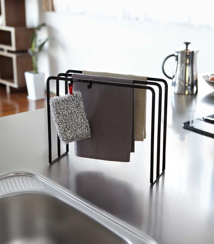 Elegant Håndklædeholder i Rustfrit Stål med Krog