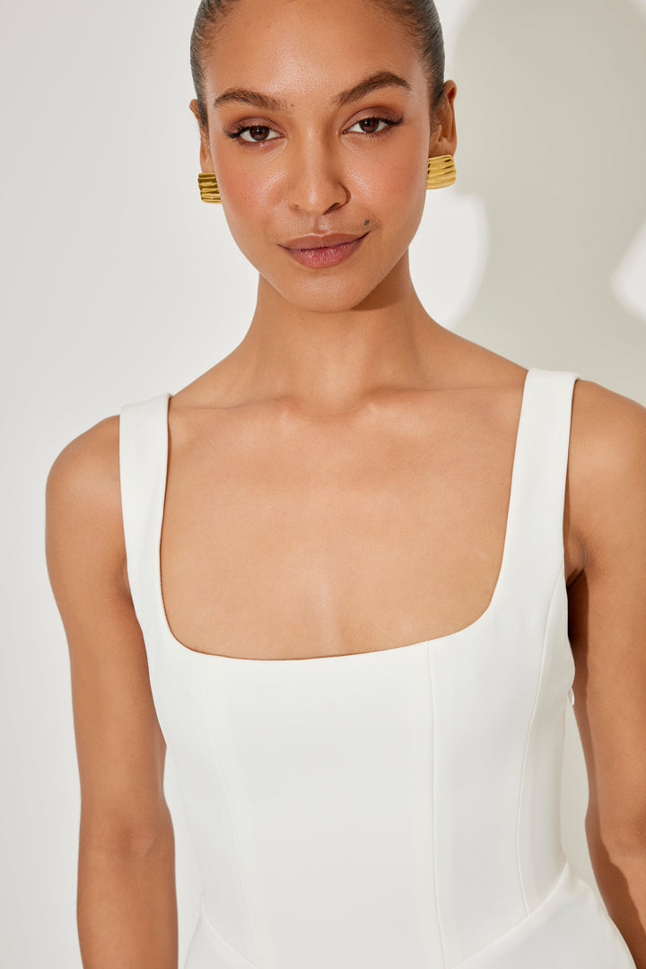Angela™ | Tidløs Flowy Midi Kjole