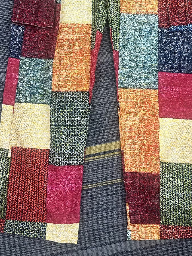 Cargohose med Patchwork-Print til Mænd
