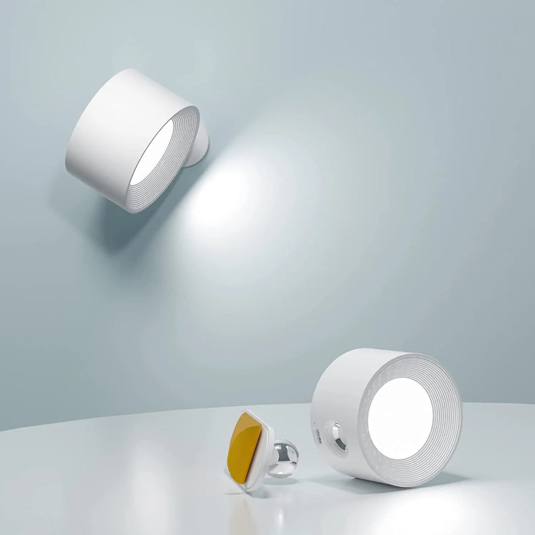 Trådløs Genopladelig Væglampe med 360° Rotation og Dæmpning