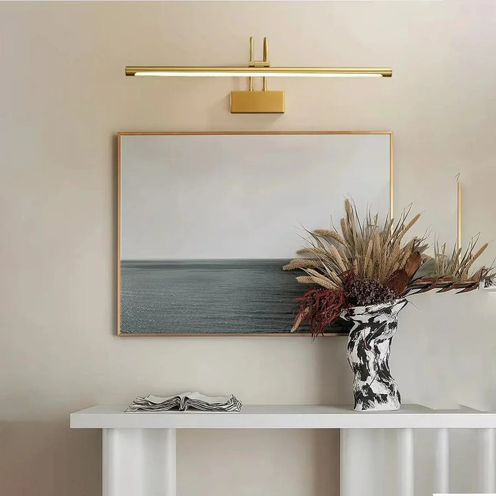 Guld Billedlys til Kunst og Spejle - Chic Design