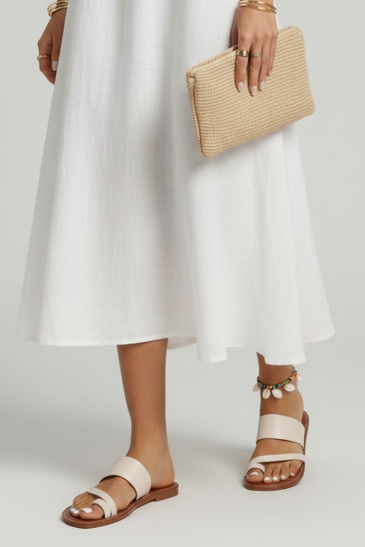 Helga | Dame Slip-On Sandaler med Spænderem