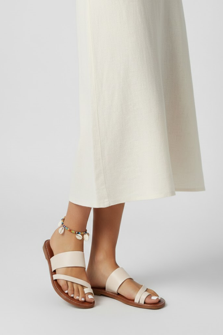 Helga | Dame Slip-On Sandaler med Spænderem