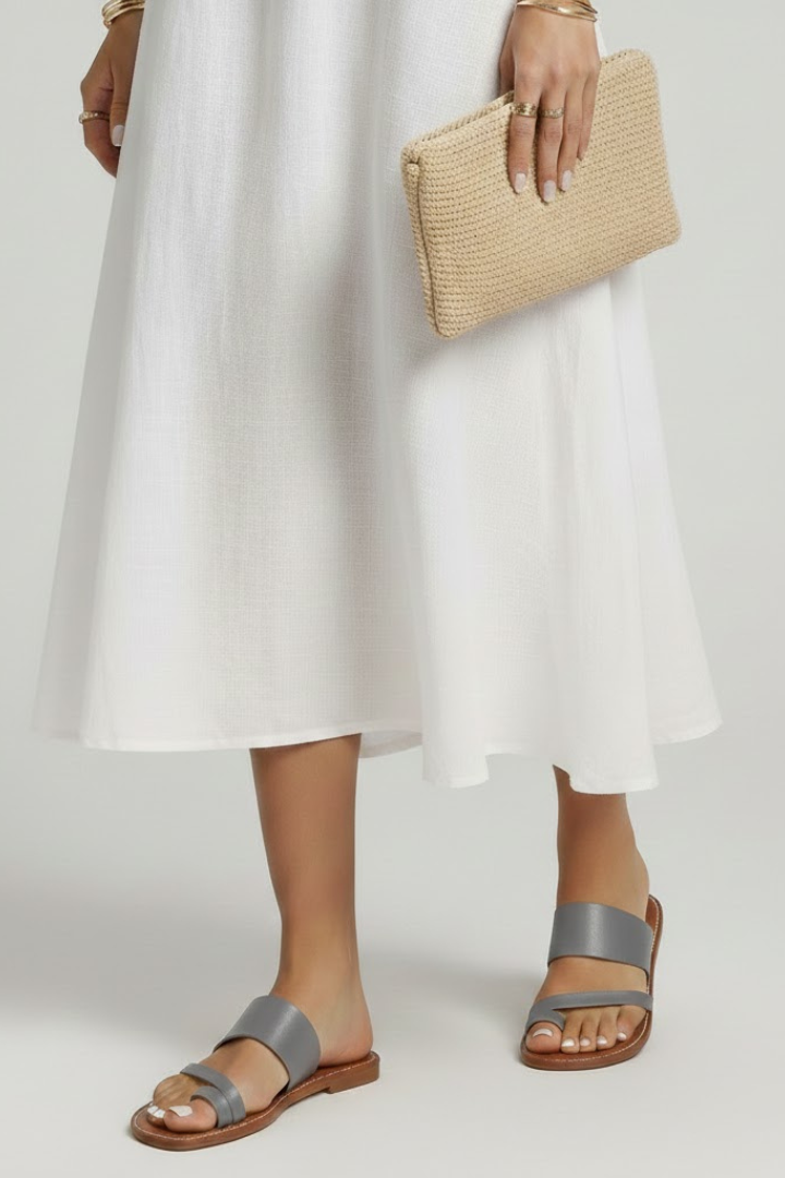 Helga | Dame Slip-On Sandaler med Spænderem