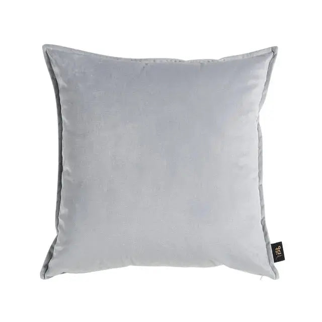 Elegant Velour Pude Cover med Skjult Lynlås og Flæsekant