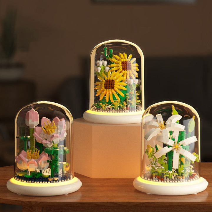 Blomsterbyggeklodsesæt til Kreative Buketter