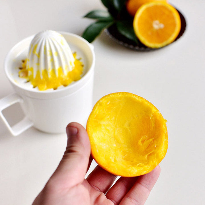 Manuel Citrus Saftpresser i Elegant Hvid Keramik