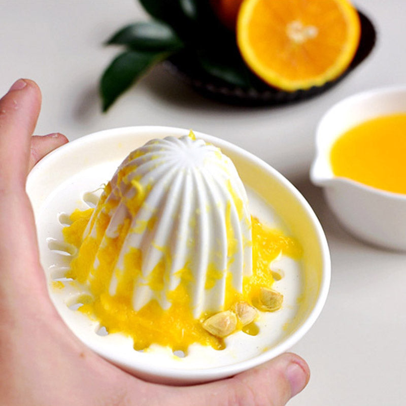 Manuel Citrus Saftpresser i Elegant Hvid Keramik