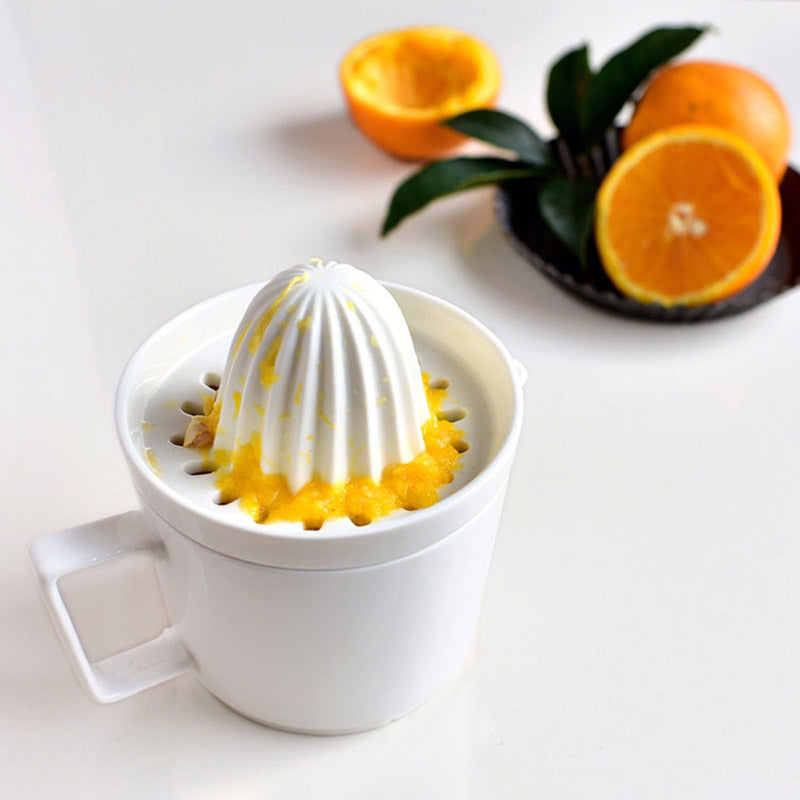 Manuel Citrus Saftpresser i Elegant Hvid Keramik