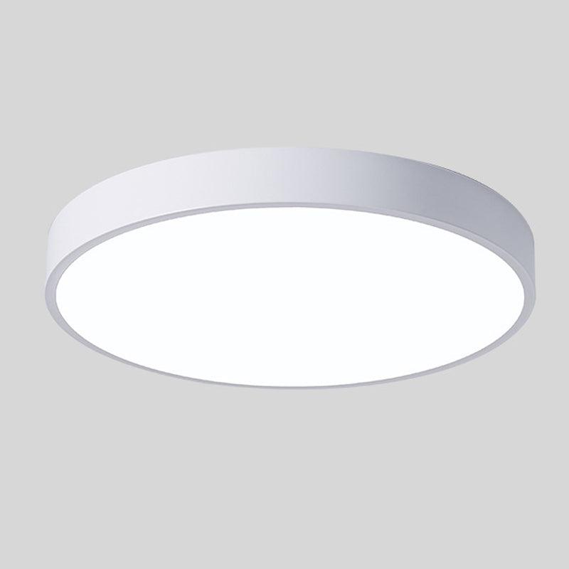 Træ Rund Loftlampe med Peberkage-design