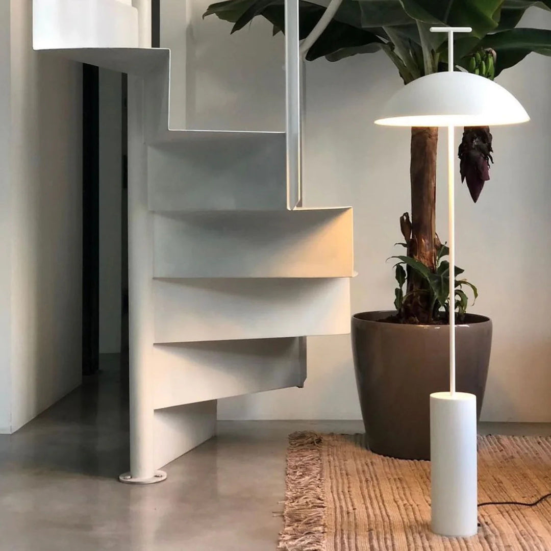 Moderne Træ Gulvlampe med Dæmpbar Belysning