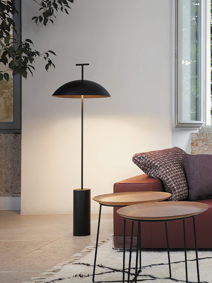 Moderne Træ Gulvlampe med Dæmpbar Belysning