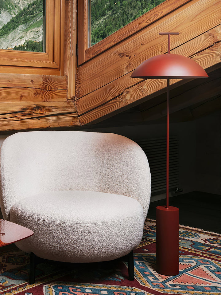 Moderne Træ Gulvlampe med Dæmpbar Belysning