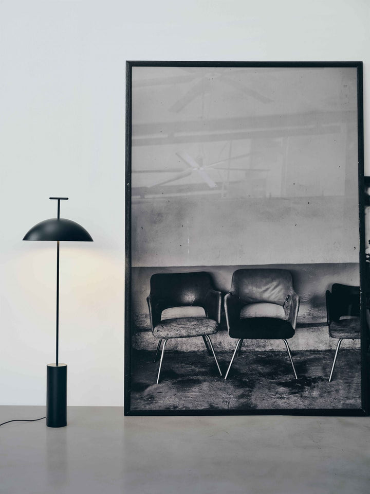 Moderne Træ Gulvlampe med Dæmpbar Belysning