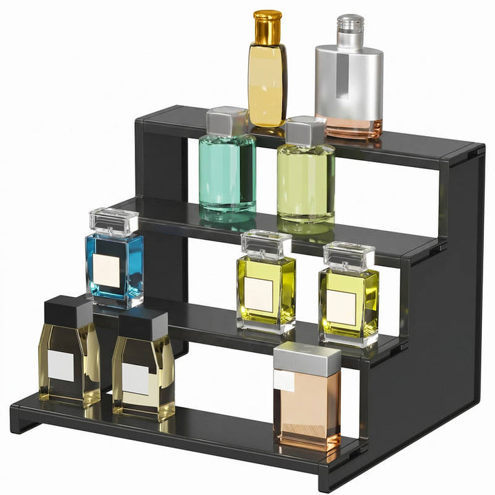 4-lags Sort Akryl Parfume Display Stativ