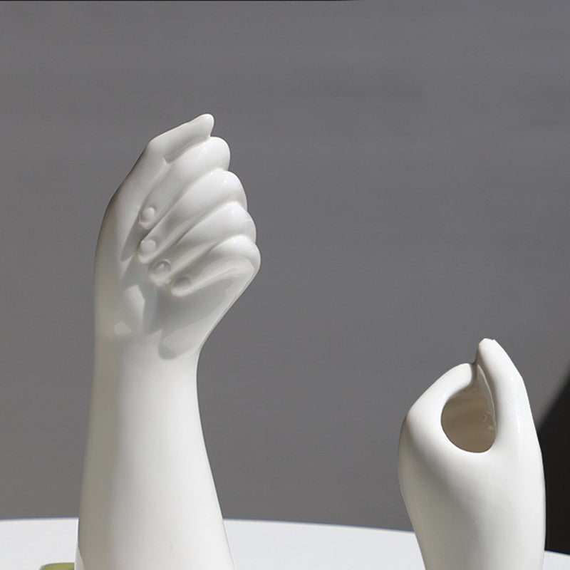 Stilfuld Keramisk Vase til Friske og Tørrede Blomster