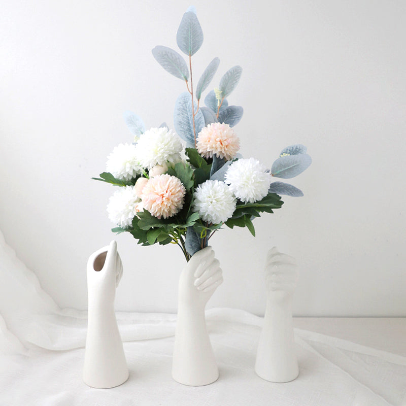 Stilfuld Keramisk Vase til Friske og Tørrede Blomster