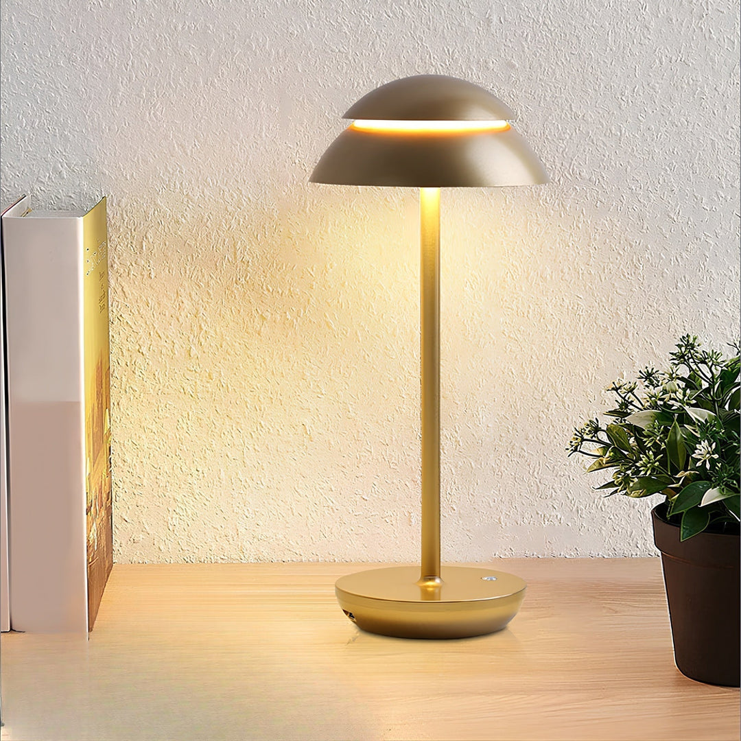 Moderne Metal Bordlampe med Justerbar Lysstyrke og Berøringskontrol