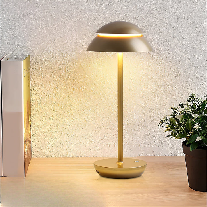 Moderne Metal Bordlampe med Justerbar Lysstyrke og Berøringskontrol