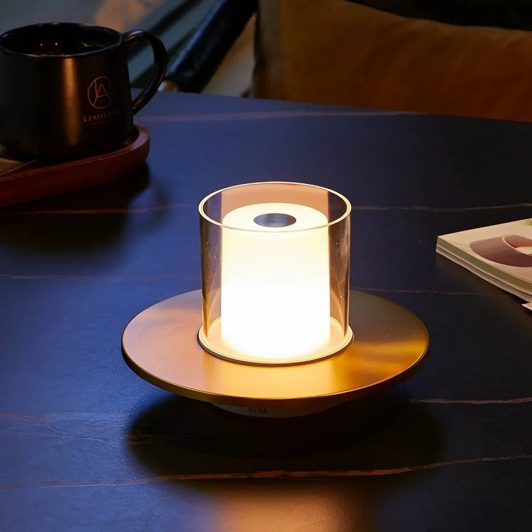 Genopladelig Touch Control Bordlampe med Justerbar Lysstyrke