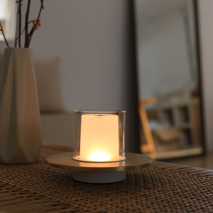 Genopladelig Touch Control Bordlampe med Justerbar Lysstyrke