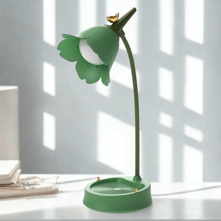 Berøringsaktiveret Blomstformet LED Bordlampe