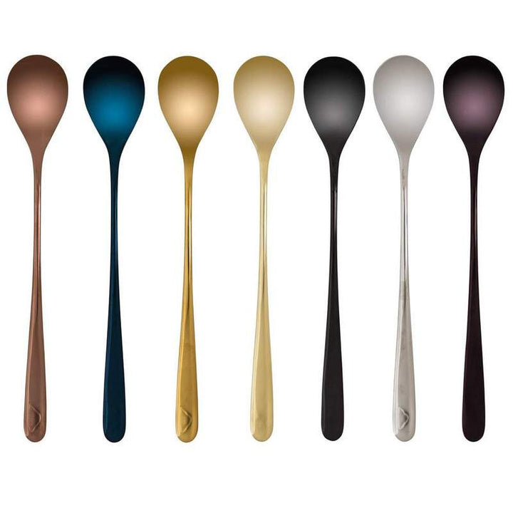 Elegant Dessert Ske med Tidøst Design i Rustfrit Stål