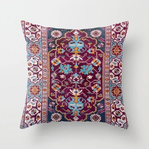 Marokkansk Plush Pude Cover med Skjult Lynlås