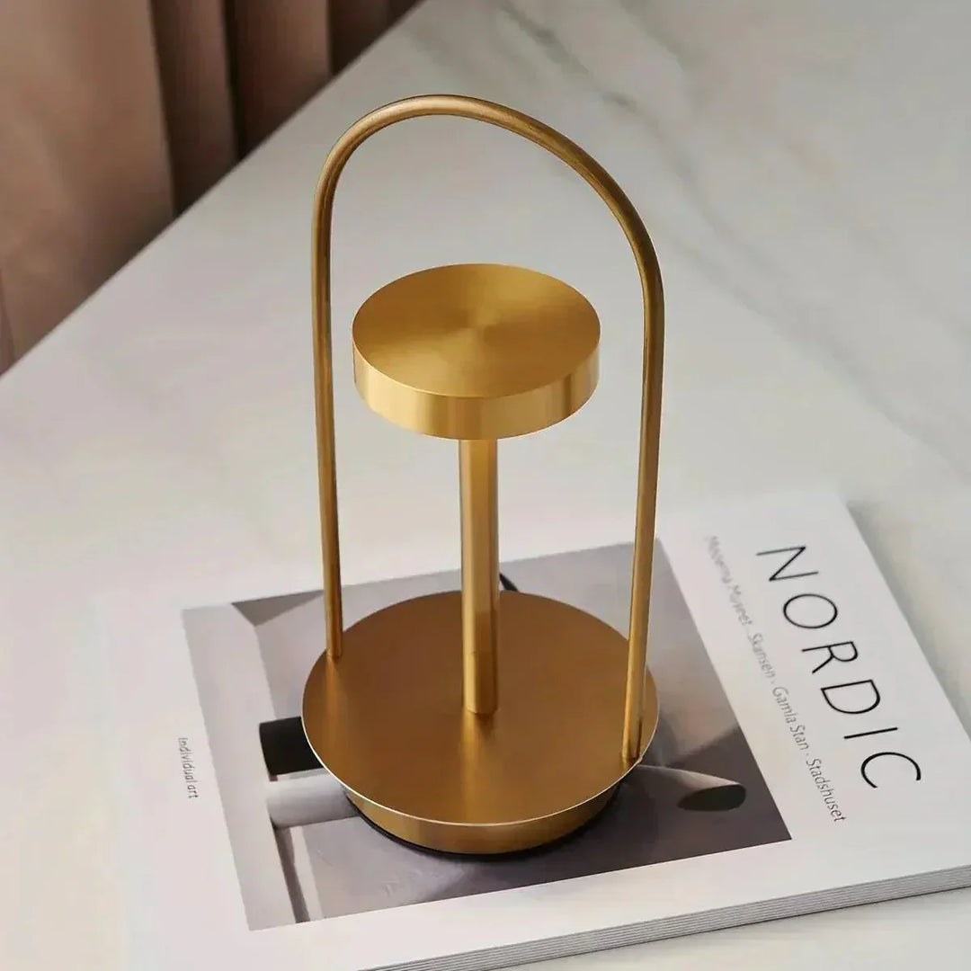 Dæmpbar Genopladelig Retro Bordlampe med Touch Kontrol