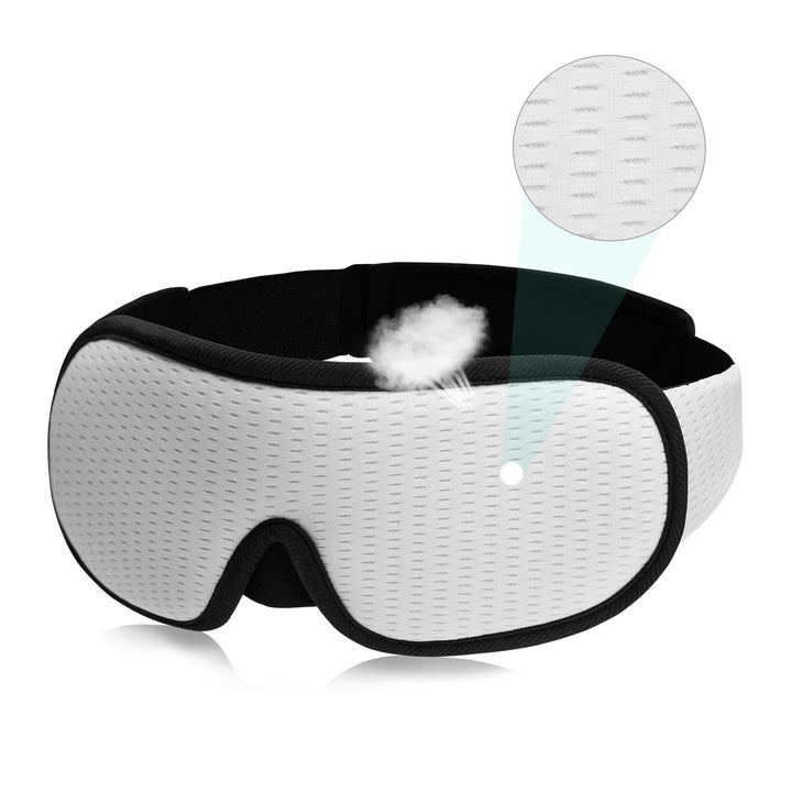 Ergonomisk 3D Søvnmaske i Blødt Polyester