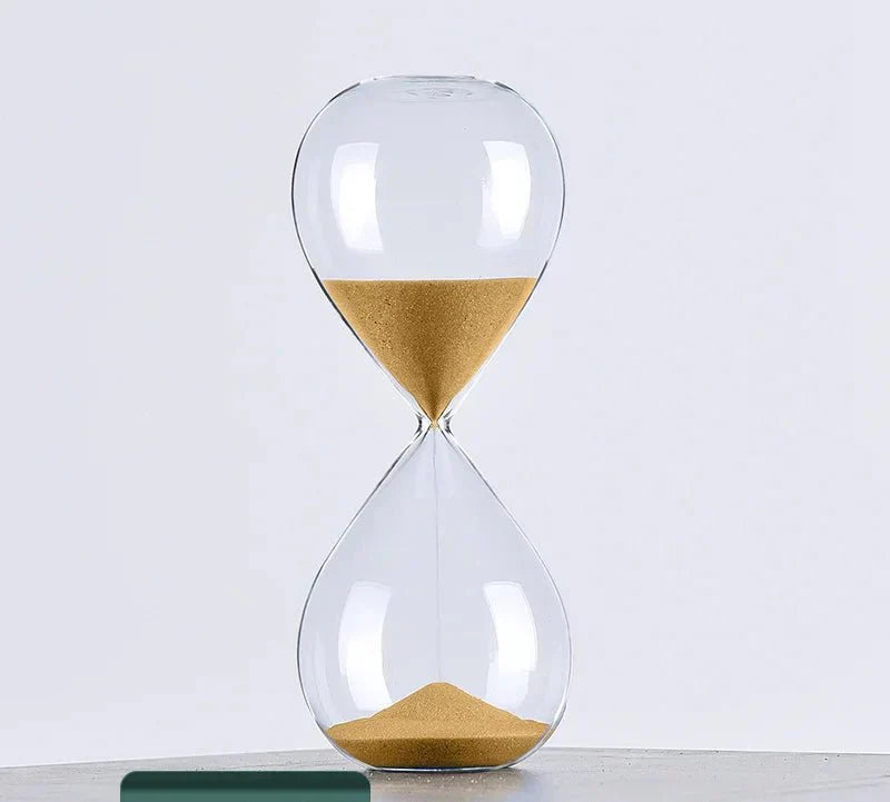 Elegant Glas Timeglas med 5-60 Minutters Intervaller