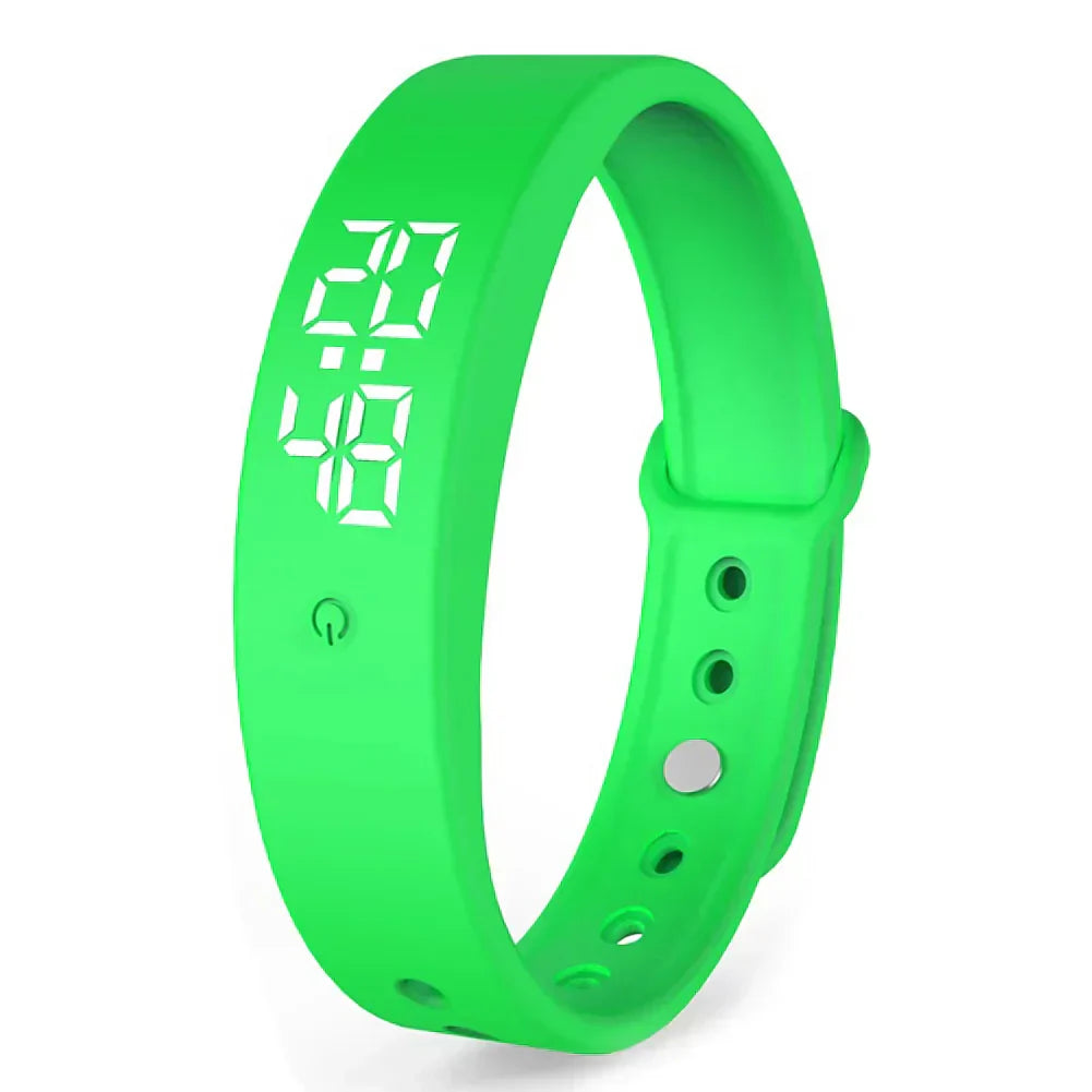 Vandtæt Smartwatch med Fitness Tracking og Vibrationsalarm