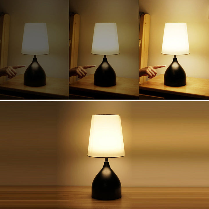 Justerbar LED Bordlampe i Massivt Træ