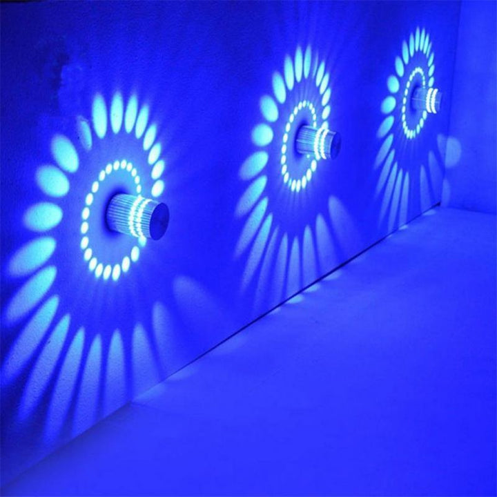 Moderne Spiral Loftlampe med Fjernbetjening og LED