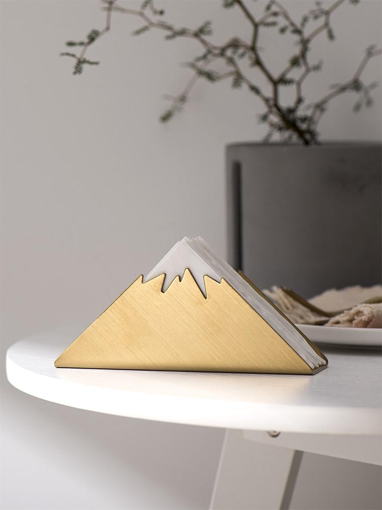 Elegant Servietholder i Rustfrit Stål med Minimalistisk Design