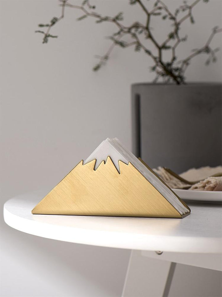 Elegant Servietholder i Rustfrit Stål med Minimalistisk Design