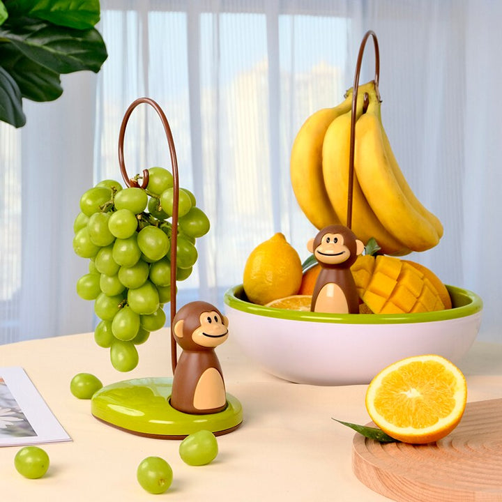 Sjovt Bananestativ i Metal til Køkkenopbevaring