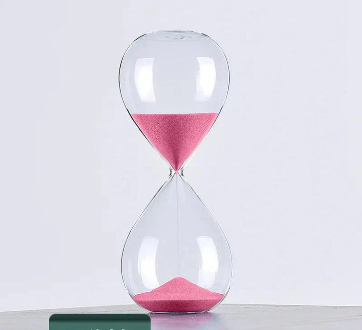 Elegant Glas Timeglas med 5-60 Minutters Intervaller