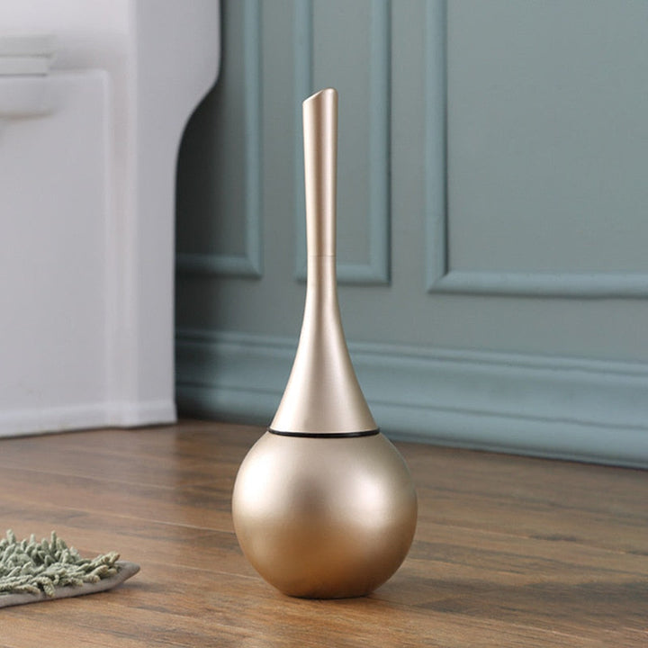 Elegant Spildsikker Toilebørste med Hygiejnisk Design