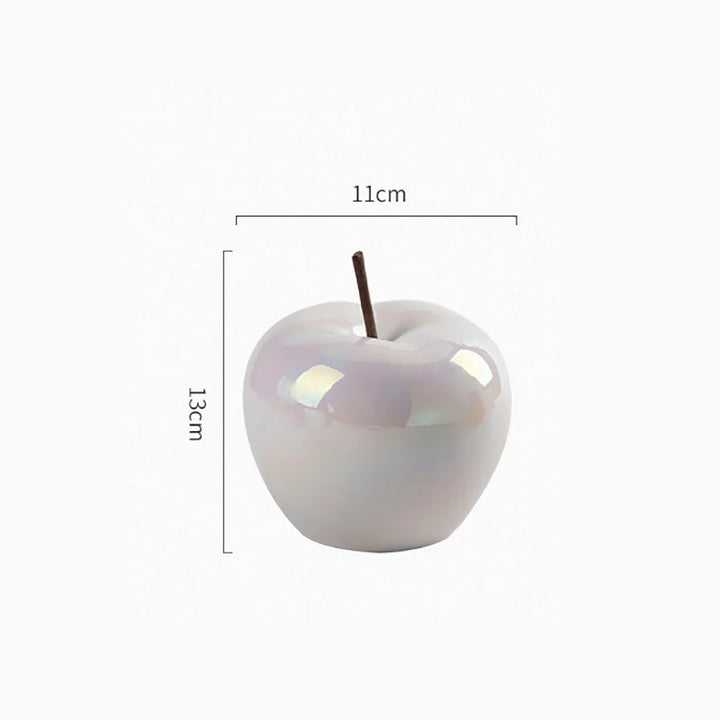 Translucent Apple Natbordlampe med LED-pære