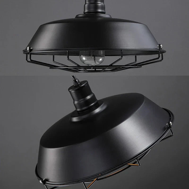 Industriel Vintage Jern Pendel Lys Chandelier