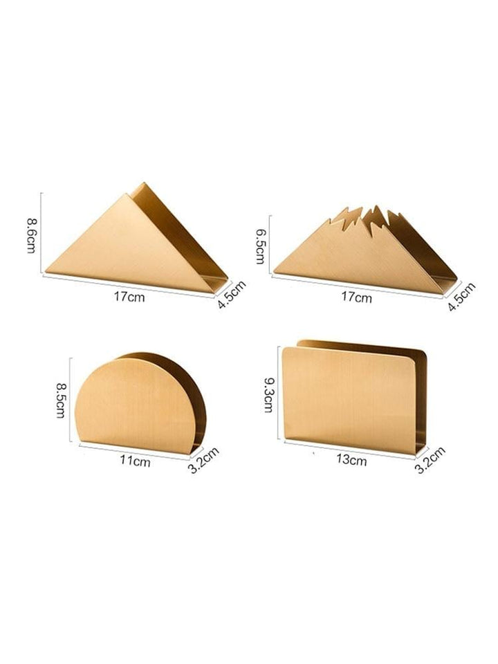 Elegant Servietholder i Rustfrit Stål med Minimalistisk Design