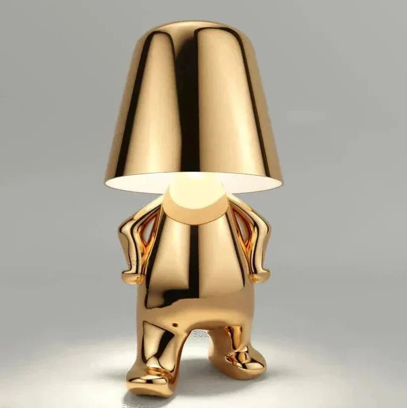 Kreativ LED Bordlampe med Justerbar Lysstyrke og USB Genopladning