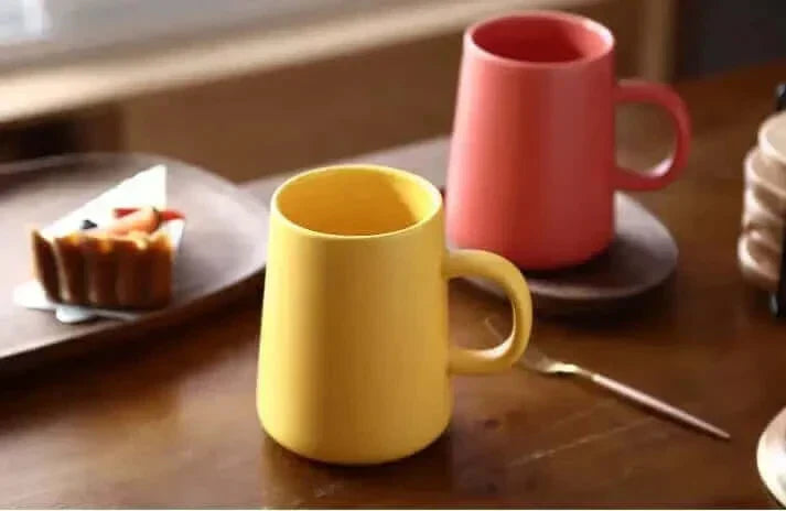 Ekstra-Stor Kaffe Kop i Stentøj - 15 oz Brun eller Grå