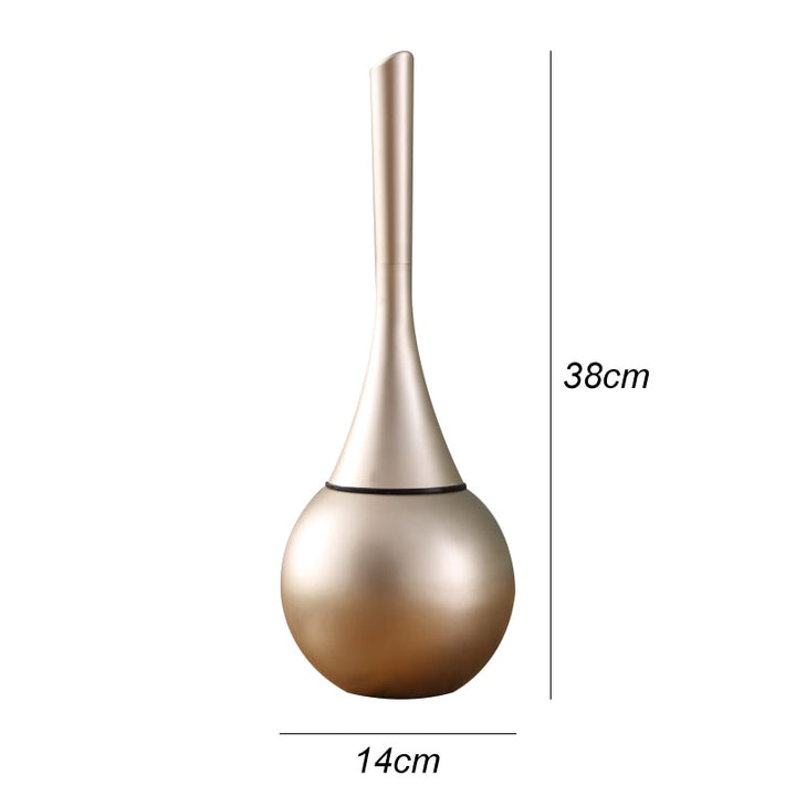 Elegant Spildsikker Toilebørste med Hygiejnisk Design